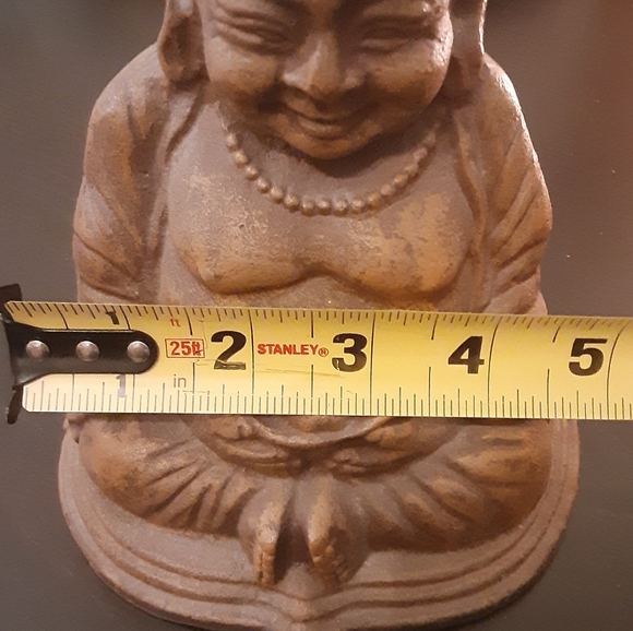 Solid Cast Iron Buddha - Picture 7 of 7